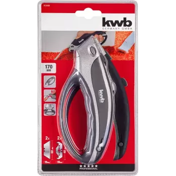 Utiliitnuga KWB 013400 Must 170 mm pikkusega, 6 cm teraga