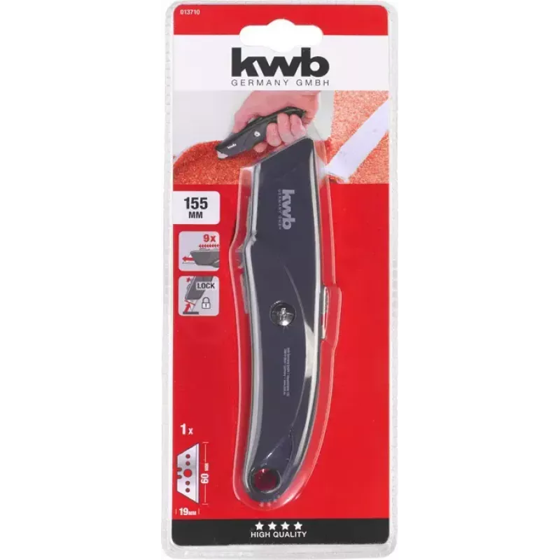 Utility knife KWB 013710 155 mm pikkus 6 cm tera