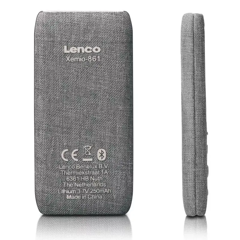MP4-mängija Lenco Xemio-861 8 GB Hall USB 3.2 FM-raadio