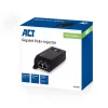 ACT Gigabit PoE+ (30W) injektor, Gigabit Ethernet, 10,100,1000 Mbit/s, IEEE 802.3, IEEE 802.3ab, IEEE 802.3af, IEEE 802.3at, IEEE 802.3u, must, 30 V, 100–240 V