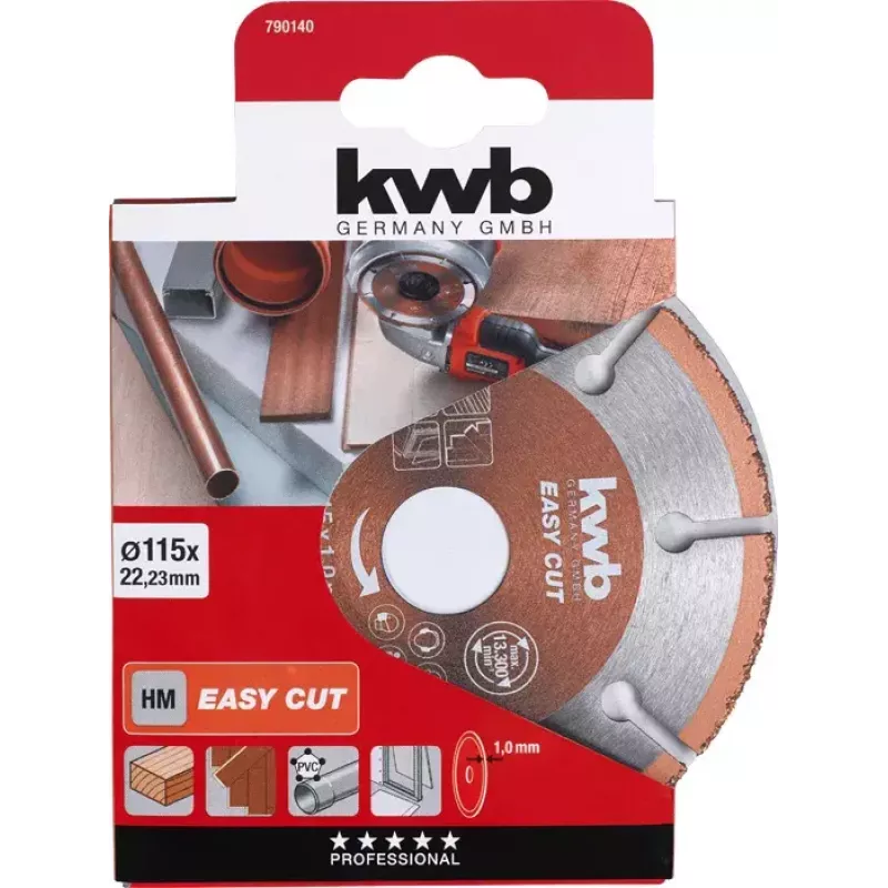 Lõikeketas KWB EASY CUT karbiid Universal 11.5 cm