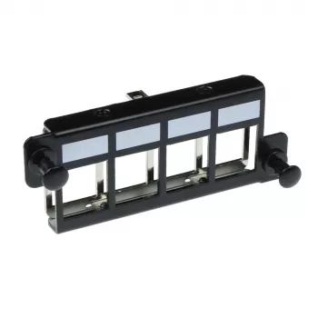 ACT adapterplaat 4 x keystone FTP jaoks, adapter, must, 1 tk