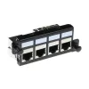 ACT adapterplaat 4 x keystone FTP jaoks, adapter, must, 1 tk
