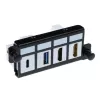 ACT adapterplaat 4 x keystone FTP jaoks, adapter, must, 1 tk