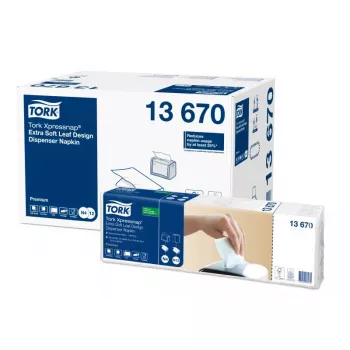 Pabersalvrätikud Tork 13670 valge 500 tk