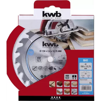 KWB 584157 ketassaag 18,4 cm puitlaastplaadi, lehtpuu, plasti ja okaspuu jaoks