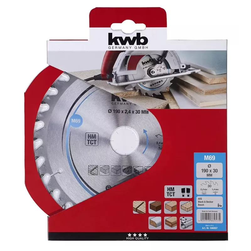 KWB 586957 ketassaetera metallile 1 tk 351 g