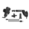 Hama FC10 Motion nutitelefoni autolaadija, must, metallik
