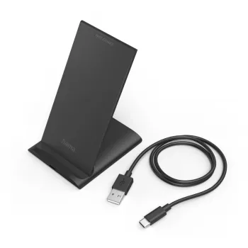 Hama QI-FC10S Nutitelefon Must USB Juhtmevaba laadimine Kiirlaadimine Siseruumides