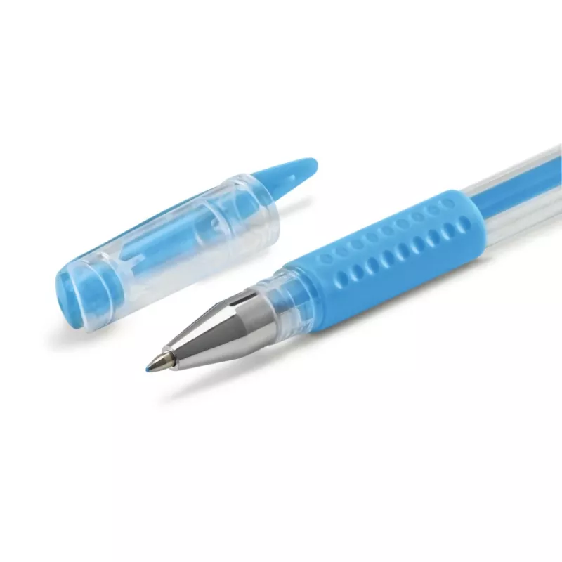 Hama Pastel korgiga geelpliiats Sinine, Pruun, Roheline, Oranž, Roosa, Lilla 6 tk