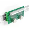 DeLOCK RJ50 2 × emane kuni 2 × klemmliist surunupuga DIN-liistule
