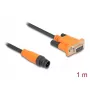 DeLOCK M12 CAN-siini kaabel A-kodeeringuga 5 kontaktiga isane M12–D-Sub 9 emane 1 m