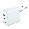 SWISSTEN reisilaadija GaN 70W 2×USB-C kiirlaadija sülearvutitele ja telefonidele