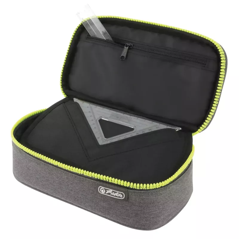 Pinal Herlitz beatBox ABC polüester hall kollane 225x120x70 mm