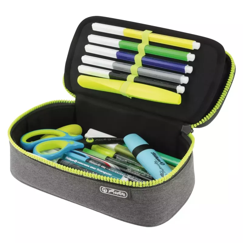 Pinal Herlitz beatBox ABC polüester hall kollane 225x120x70 mm