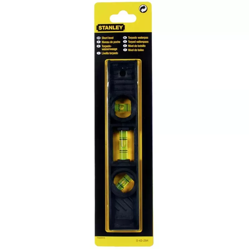 Torpeedo-vesiloodi Stanley 0,2 m must täpsus 2 mm/m