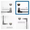 ACT must 0,25 meetrit U/UTP CAT6A LSZH õhuke ühenduskaabel RJ45-pistikutega 90° nurga all paremale otse