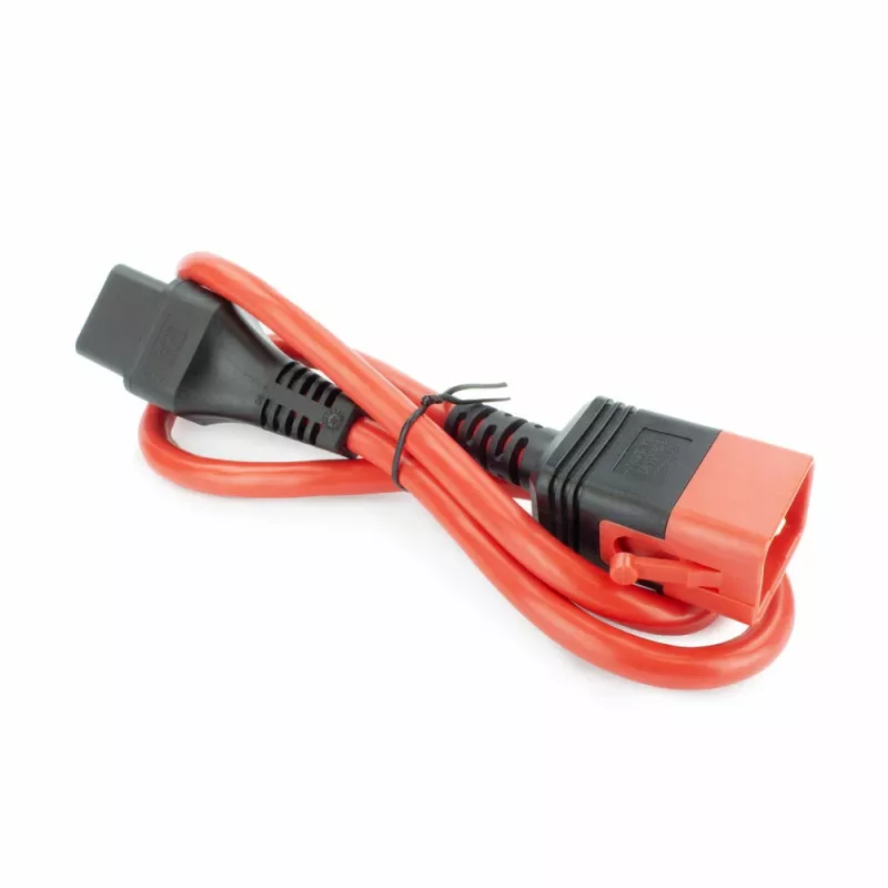 ACT toitejuhe C19 IEC Lock - C20 IEC Lock Dual Locking punane 3 m, PC3641