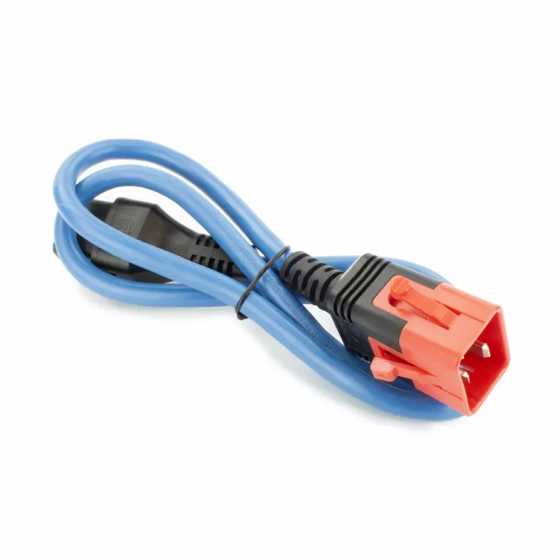 ACT Powercord C19 IEC Lock - C20 IEC Lock Dual Locking sinine 1 m, PC3634