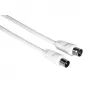 Hama 00205031 koaksiaalkaabel 10 m Coax valge