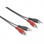 Hama 00205085 helikaabel 1,5 m 2 x RCA Must