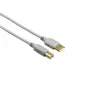 Hama 00200903 USB-kaabel USB 2.0 1,5 m USB A USB B Hall