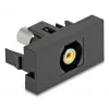 DeLOCK Easy 45 pistikupesa RCA Must Kollane Emane Emane