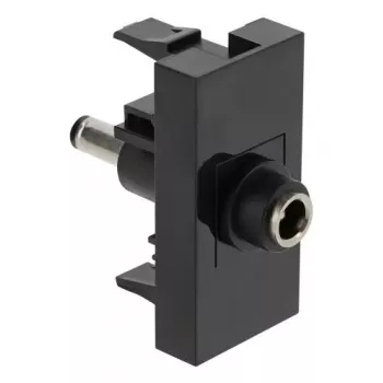DeLOCK Easy 45 pistikupesa DC Must Emane Isane 45 mm