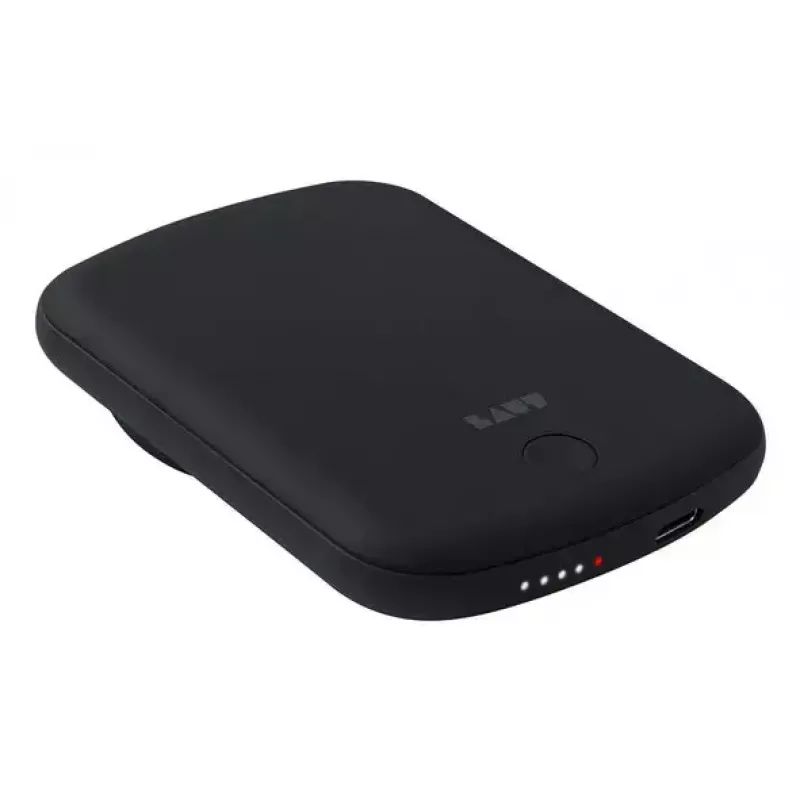 Akupank LAUT PW02 5000 mAh juhtmevaba laadimine must