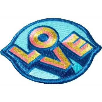Märk LAUT MAGMOJI Aqua/kollane riidest pehme märk, 1 tk