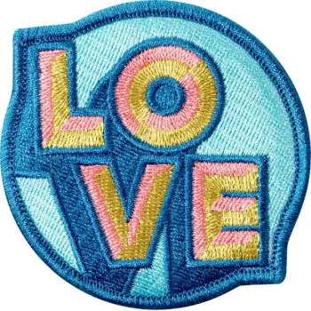 Märk LAUT MAGMOJI Aqua/kollane riidest pehme märk, 1 tk