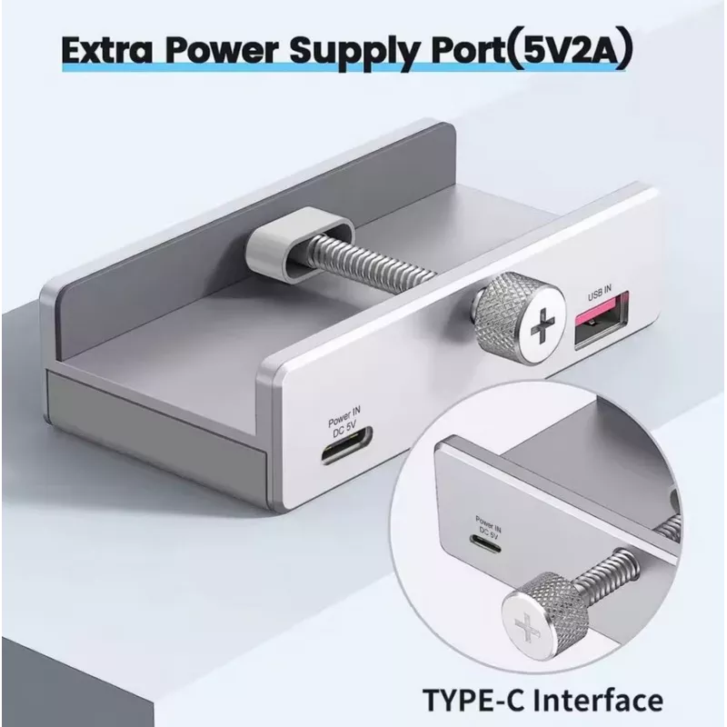 Equip 128967 liidesejaotur USB 3.2 Gen 1 (3.1 Gen 1) Type-A 5000 Mbit/s Alumiinium