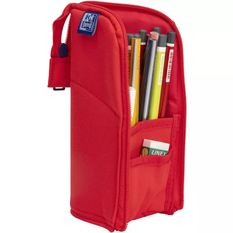 Pehme pliiatsikarp Oxford 400183527 Punane 220x70x90 mm