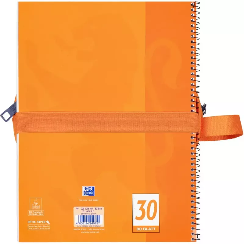 Pehme pliiatsikott Oxford 400183506 Oranž 220x70x90 mm