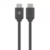 Manhattan HDMI 4K@60Hz kaabel Ethernetiga, 2m, sobib KÕIGIKS 4K ja 1080p/HD kasutusteks – uuendamiseks kohe või valmis, kui vaja, isane isasele, must, Ultra HD 4k x 2k, eluaegne garantii, Premium High Speed, ekvivalentne HDMM2MP
