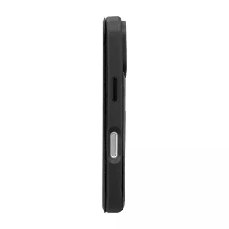 Folio Case LAUT MAGFOLIO iPhone 17 jaoks 16 cm Must
