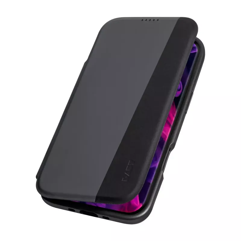 Folio Case LAUT MAGFOLIO iPhone 17 jaoks 16 cm Must