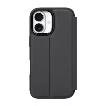 Folio Case LAUT MAGFOLIO iPhone 17 jaoks 16 cm Must