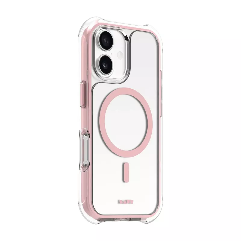 Cover LAUT AERO PROTECT iPhone 17 16 cm Roosa Läbipaistev