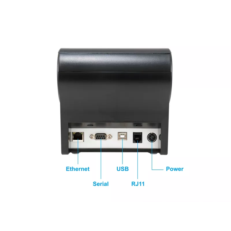 Termoprinter EQUIP 58/80 mm automaatse lõikuriga, USB/Ethernet/Serial, kassasahtel, 203x203 DPI