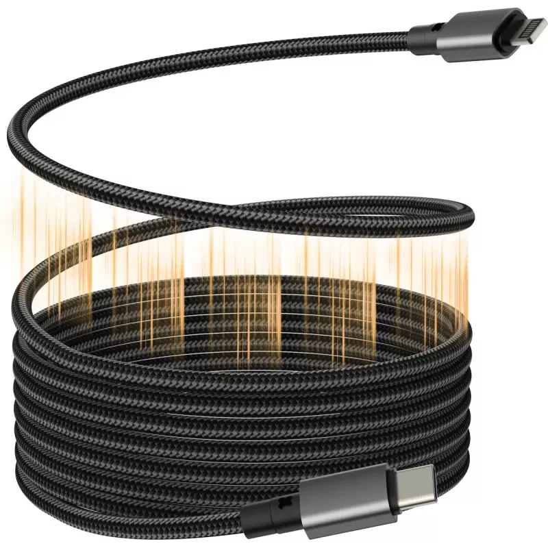 VISION Lightning to USB‑C kaabel TC 1MLTGMAG/BL — 1 m, 27 W, 5 A, must