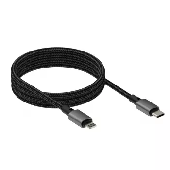 VISION Lightning to USB‑C kaabel TC 1MLTGMAG/BL — 1 m, 27 W, 5 A, must