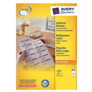 Printer Label Avery 3679 Valge