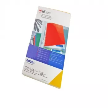 GBC köitmiskatted HiGloss A4 250g/m², A4, kartong, punane, läikiv, 250 g/m², 100 tk