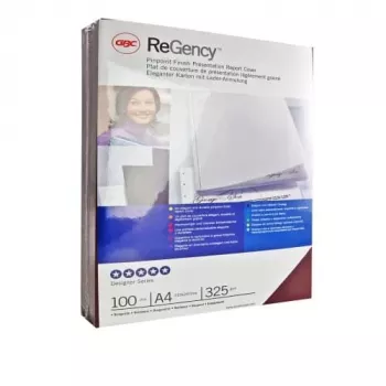 GBC Binding Covers Regency A4, A4, Nahk, Kartong, Must, 211 mm, 299 mm, 45 mm