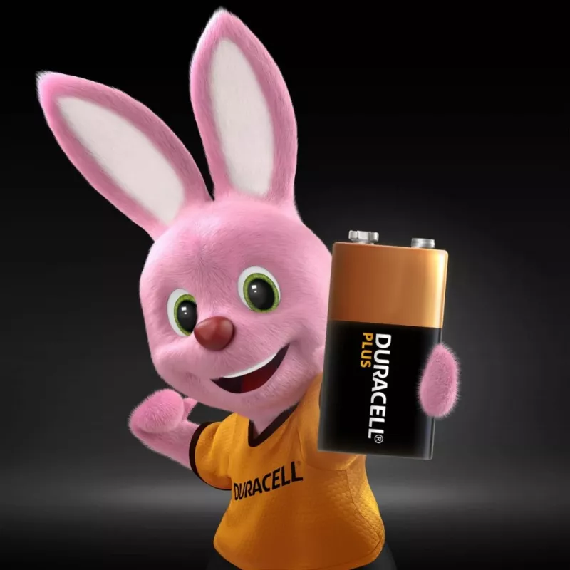Duracell Plus ühekordne patarei 9V leelispatarei