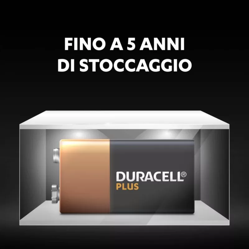 Duracell Plus ühekordne patarei 9V leelispatarei