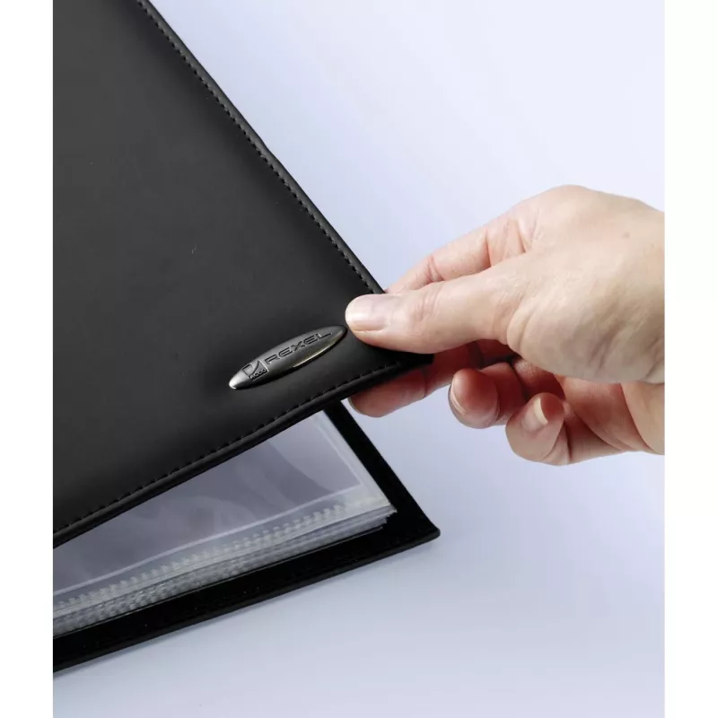 Rexel Soft Touch Smooth A4 esitluskaust 36 taskuga must, Must, Polüpropüleen (PP), 36 taskut, A4, 648,5 g, 237 mm