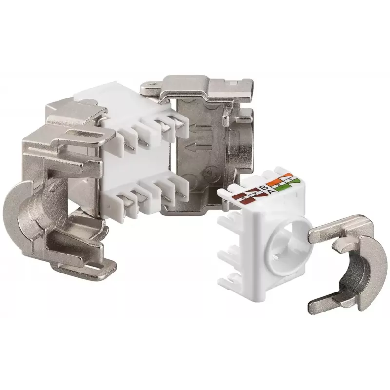 Keystone-moodul RJ45 CAT 6A STP Goobay 95900