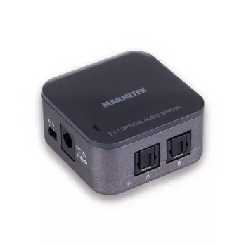 Marmitek Connect TS21 - optiline lüliti - 2 sisse / 1 välja - Toslink
